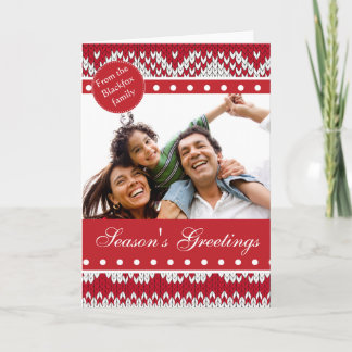 ニットクリスマス シーズンカード