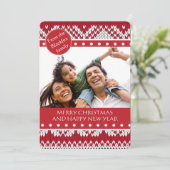 ニットクリスマス シーズンカード (スタンド正面)