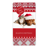 ニットクリスマス ラベル (正面)