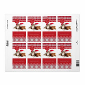 ニットクリスマス ラベル (フルシート)