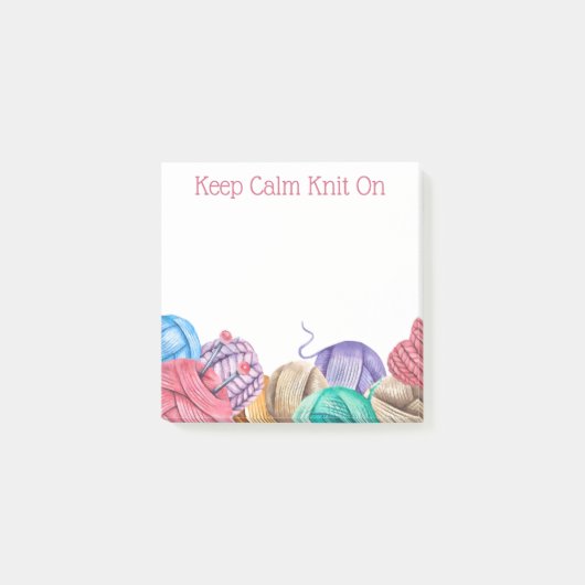 ニットクロチェットヤーンポストイットノート ポストイット (正面)