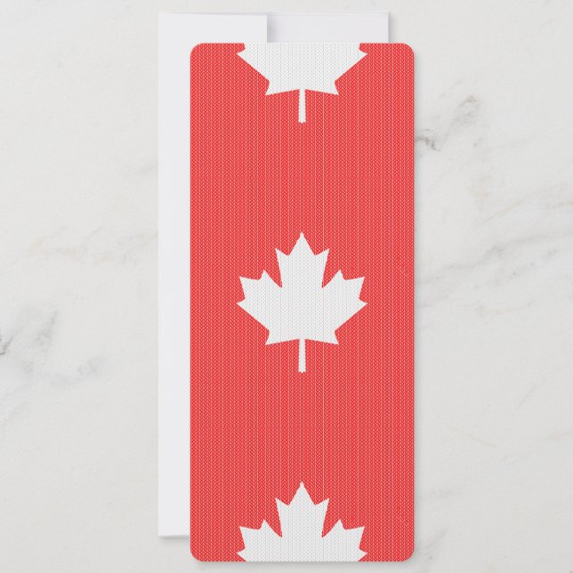 ニットスタイルメープルリーフ編み物モチーフ (正面)