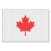 ニットスタイルメープルリーフ編み物モチーフ テーブルナンバー (正面)