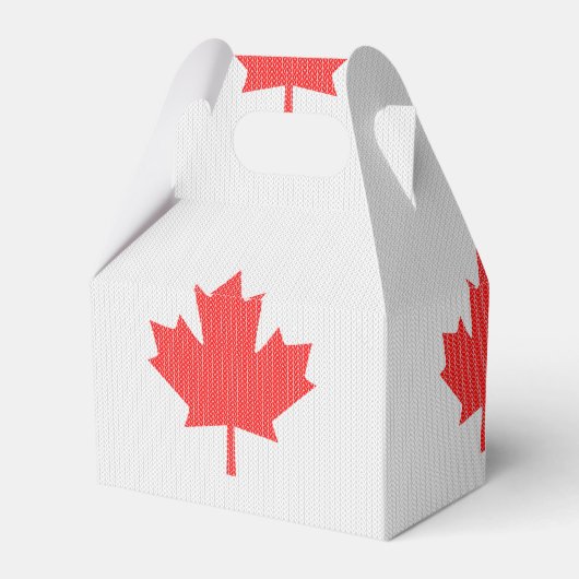 ニットスタイルメープルリーフ編み物モチーフ フェイバーボックス (裏面サイド)