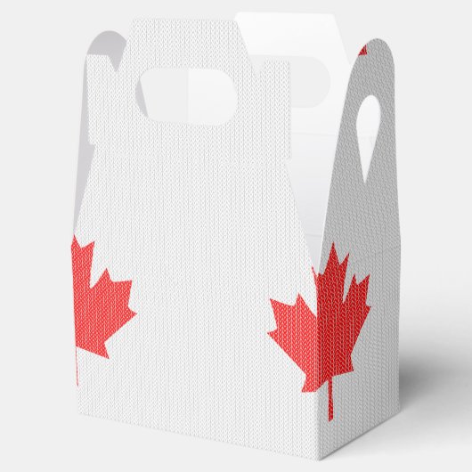 ニットスタイルメープルリーフ編み物モチーフ フェイバーボックス (オープン)