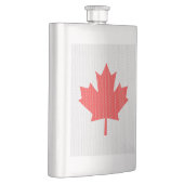 ニットスタイルメープルリーフ編み物モチーフ フラスク (右)