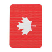 ニットスタイルメープルリーフ編み物モチーフ マグネット (縦)