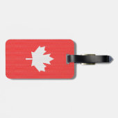 ニットスタイルメープルリーフ編み物モチーフ ラゲッジタグ (裏面横)