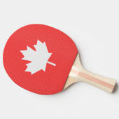 ニットスタイルメープルリーフ編み物モチーフ 卓球ラケット (横)