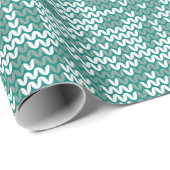 ニットステッチパターン8緑ID208 ラッピングペーパー (ロールコーナー)