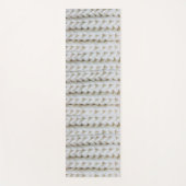 ニットステッチ白編み物ヨガマット ヨガマット (正面)