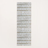 ニットステッチ白編み物ヨガマット ヨガマット (裏面)