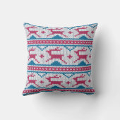 ニットセータースタイルクリスマスホリデー クッション (裏面)