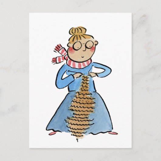 ニットチェロ ポストカード (正面)