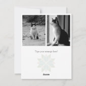 ニットデザインの写真カード - HAMbyWG シーズンカード (裏面)