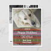 ニットデザインの写真カード - HAMbyWG シーズンカード (正面/裏面)