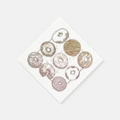 ニットドーナツ標準カクテル紙ナプキンス スタンダードカクテルナプキン (角)