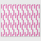 ニットハート。 ラッピングペーパー (フラット)