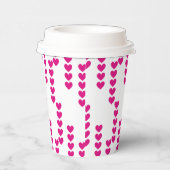 ニットハート。 紙コップ (右)