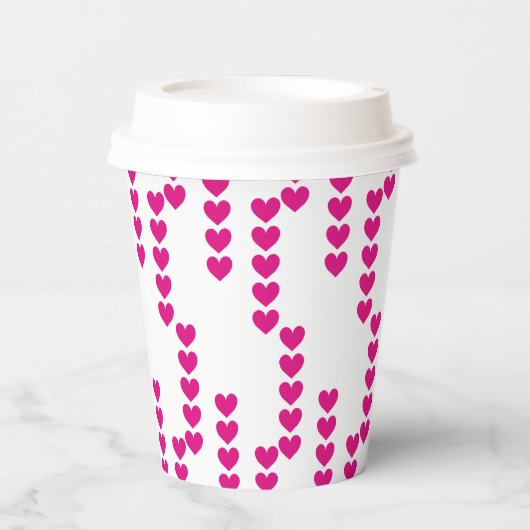 ニットハート。 紙コップ (正面)