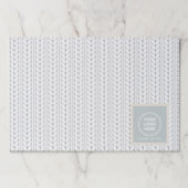 ニットパターンモダンプロフェッショナルロゴ ペーパーパッド (正面)