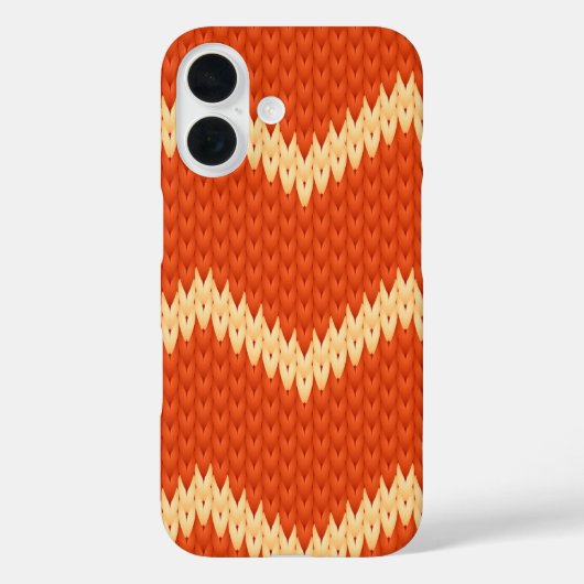 ニットパターンiPhone / iPadケース Case-Mate iPhoneケース (裏面)