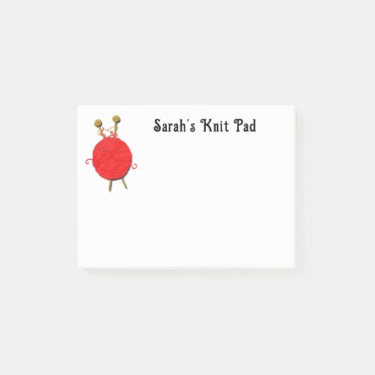 ニットパーソナライズされたギフト ポストイット (正面)
