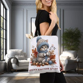 ニットパーソナライズされたンキテンストート トートバッグ