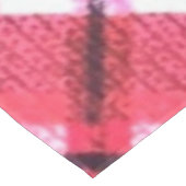 ニットプレイドタータンチェックチェックピンクホワイトワインパターン テーブルクロス (アングル)