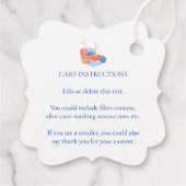 ニットホームメイドつるラベル フェイバータグ (裏面)