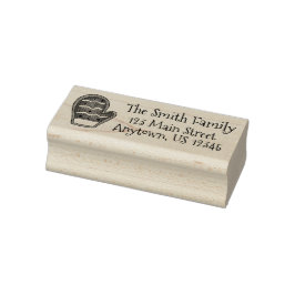 ニットミッテンシュガークッキーのクリスマスウィンターアドレス ラバースタンプ