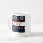 ニットメリークリスマス コーヒーマグカップ (正面左)