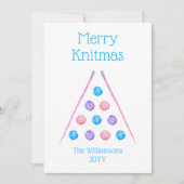 ニットメリーズピンクレトロ水彩糸 シーズンカード (正面)