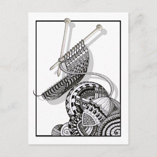 ニットワンドゥルアート ポストカード (正面)