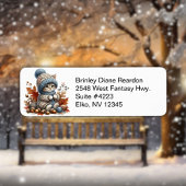 ニットンキッテン差出人住所ラベル ラベル