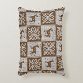 ニット冬用ヴィンテージの継ぎ目無し装飾模様 アクセントクッション (正面(垂直))