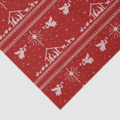 ニット出生醜いクリスマスセーター宗教赤 薄葉紙 (詳細)