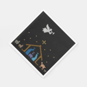 ニット出生 – 醜いクリスマスセーター – 天使 スタンダードランチョンナプキン (角)