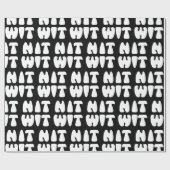 ニット包装紙 ラッピングペーパー (フラット)