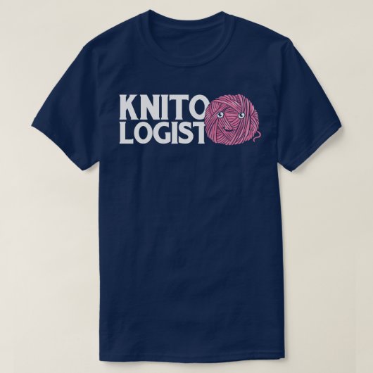 ニット学者 Tシャツ (デザイン正面)