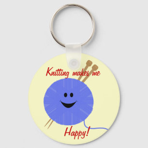 ニット幸せなKeychain キーホルダー