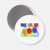 ニット愛好家への贈り物 マグネット (正面/裏面)