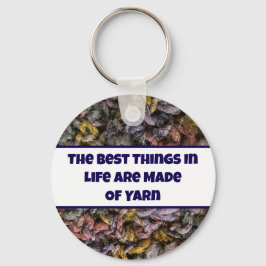 ニット数々のカラー糸フォトクレフティラブクレフター キーホルダー