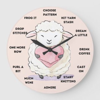 ニット時計 ラージ壁時計