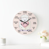 ニット時計 ラージ壁時計 (ホーム)