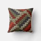 ニット柄ピロー クッション (裏面)