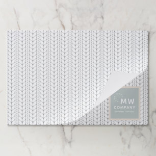 ニット柄モダンプロフェッショナル手製 ペーパーパッド