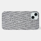 ニット模様テクスチャ iPhoneケース (裏面横)