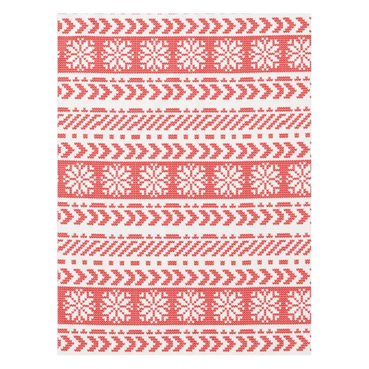 ニット模様 テーブルクロス (正面)