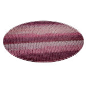 ニット生地のテクスチャ、紫 – ピンクの抽象芸術。 カッティングボード (角)